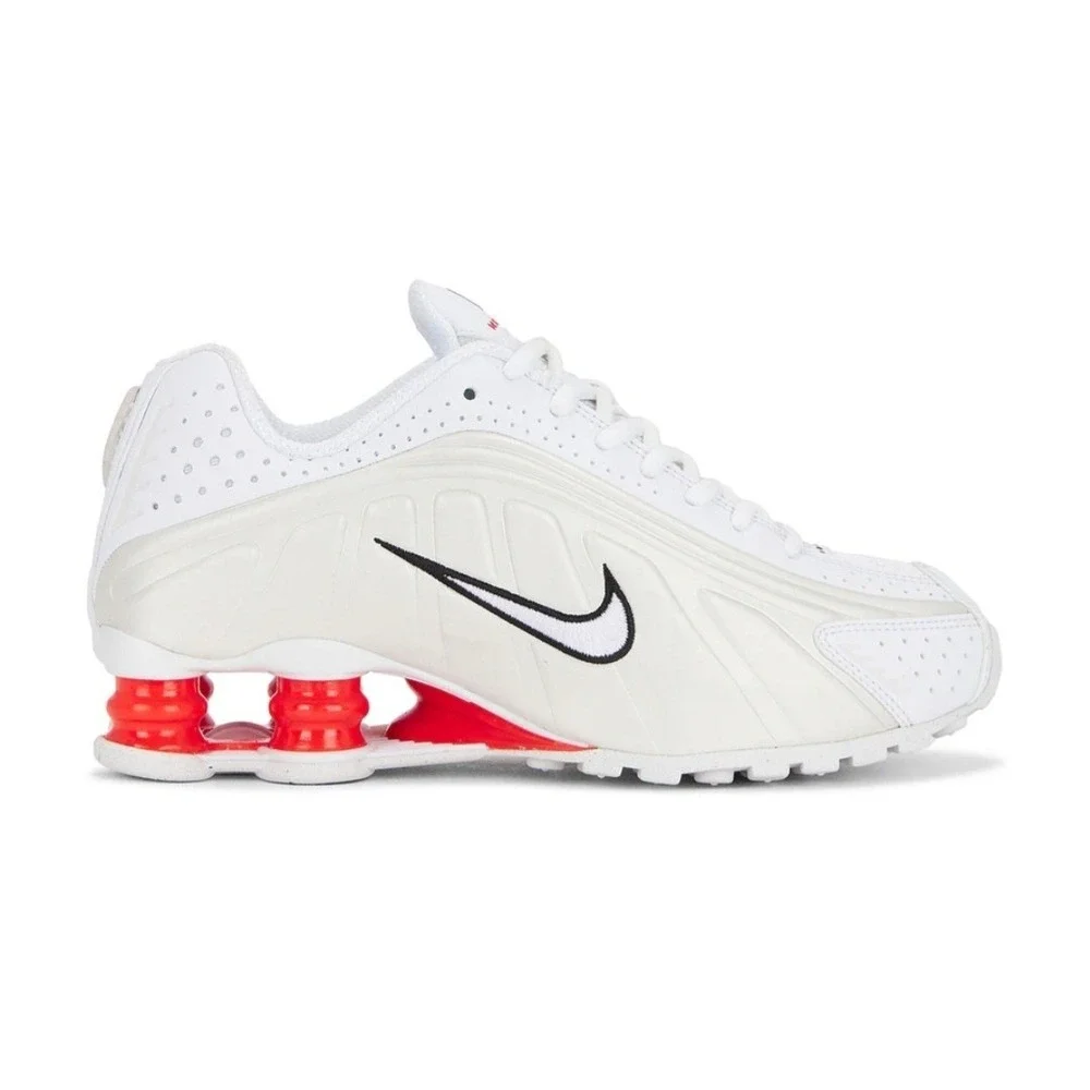 Nike Shox R4 White Phantom Red AR3565-103 Mens Shoes Size 9.5 UK 7 EUR 41 NIB